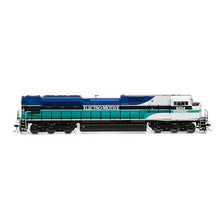 Athearn HO G2 SD90MAC-H Phase I Locomotive w/DCC & Sound EMDX #8204 Blue/Teal/White/Black
