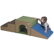 Children's Factory 3 Piece Over and Under Tunnel Climber Woodland