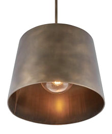 Hinkley Alder Large Outdoor Hanging Pendant 1-Light Aluminum Burnished Bronze