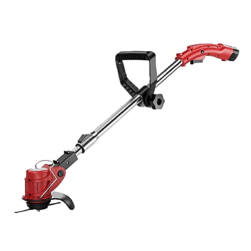Cordless String Trimmer Weeder Small Household Electric Lawn Mower Yuanlin Multifunctional Weeder Retractable Rod 12V Lithium Battery Charger (Battery : Battery*1) (Battery*1)