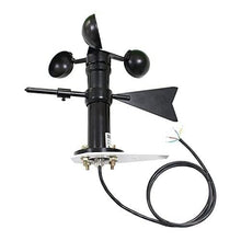 Wrobelax Wind Speed and Direction Integrated Sensor, Wind Vane Transmitter Small Weather Station Accurate Industrial Detector(Size:D RS485)