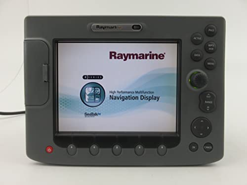 Raymarine E02011 E80 8.4-Inch Waterproof Navigation Display and Marine GPS/Chartplotter with Fishfinder