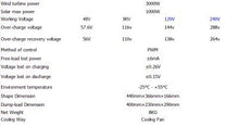 GOWE 120V/240V 4000W Hybrid Controller with LCD Display, 3000W Wind Power, 1000W Solar Power
