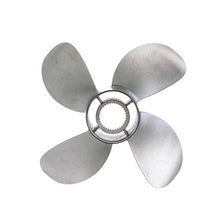 Quicksilver Bravo Three 16" Diameter 4-Blade Stainless Steel Propeller Left Hand Rotation Matte Finish