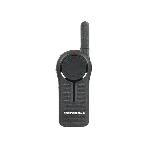 Motorola Solutions DLR1020 Two-Way Digital Business Radio with HKLN4604 PTT Earpiece 2-Pack Black