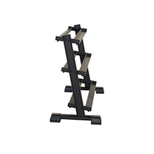 Inspire Fitness 3-Tier Dumbbell Rack Black