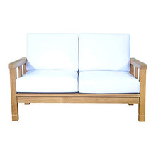 Anderson Teak Southbay Deep Seating Love Seat Teak Natural