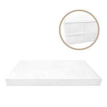 DBM IMPORTS Style3 6PC Outdoor Daybed Mattress Cushion Set Twin-XL White