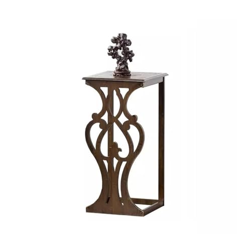 LUYOUBOZHU Vase Stand New Chinese Openwork Bamboo Bonsai Rack, Living Tea Room Plant Display Stand(Medium)