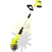 Garden Tiller,Electric Tillers Electric Rotavator,4Ah Lithium Battery Cordless Cultivator with Blades Rotavators for The Garden Tiller Tiller Rotavator Cordless Garden Cultivator