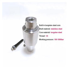 Arionyx 1000 Bar Ultra-high Pressure Hot and Cold Water Turbo Rotating Nozzle for Rust Removal Surface Cleaning(1000bar 1.1mmOrifice)