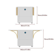 LICONG-2019 Tea Table Multi-Functional Mobile Tea Trolley Home Tea Trolley Rock Slab Kung Fu Tea Cart Folding Lift Balcony Coffee Table Side Table