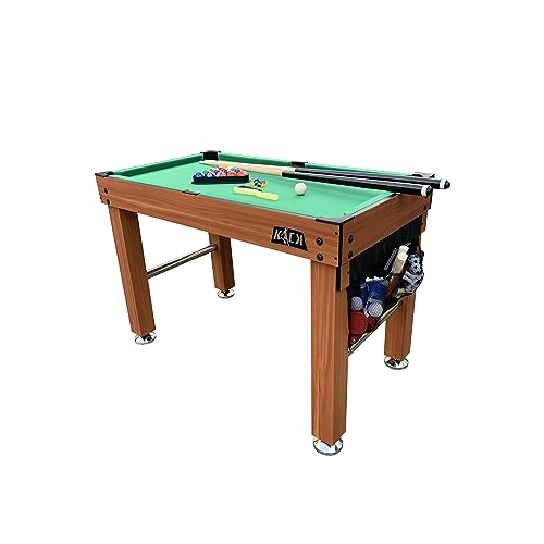 KICK Defender 48" 10-in-1 Multi-Game Table (Brown) by KICK