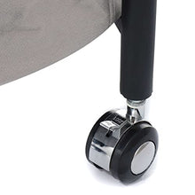 NRFJFOP Removable Side Table Small Round Wheels Bedside with Removable Basket Bag