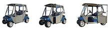 DOORWORKS GOLF CART ENCLOSURES Yamaha Drive & Drive 2 G29 Golf Cart Cover Jet Black Sunbrella