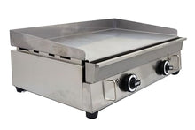 Banfluxion LPG Gas Griddle for Home & Camping, Stainless Steel Countertop Flat Top Grill, Portable Teppanyaki BBQ Plate for RV Outdoor Cooking, 2800Pa with Adjustable Heat Control, 28.94"x16.14"