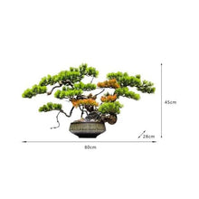 YXIANG56Q Fake Plants Large Faux Plants, Potted Pine Indoor Decor for Office Desk Home Table Bonsai Tree