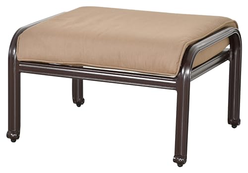 AFD Home Savannah Outdoor Aluminum Ottoman