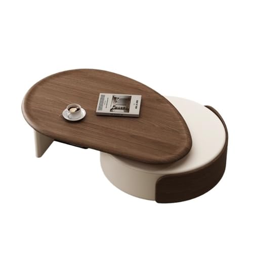 DINBOZ26X Living Room Table Luxury Modern Extendable Coffee Table Compact Design for Small Living Rooms, High-End Adjustable Tea Table Outdoor Side Table
