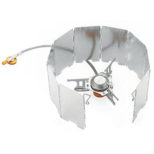 9 Windshield -Light Stainless Steel Plate Hiking Supplies Camping Accessories Outdoor Cooking