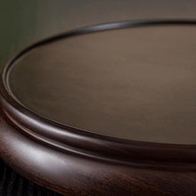 QUANGJN Pcs Plants Saucers Round Base Vase Bonsai Ornaments Teapot Incense Burner Solid Wood Bracket Plant Pot Saucers,