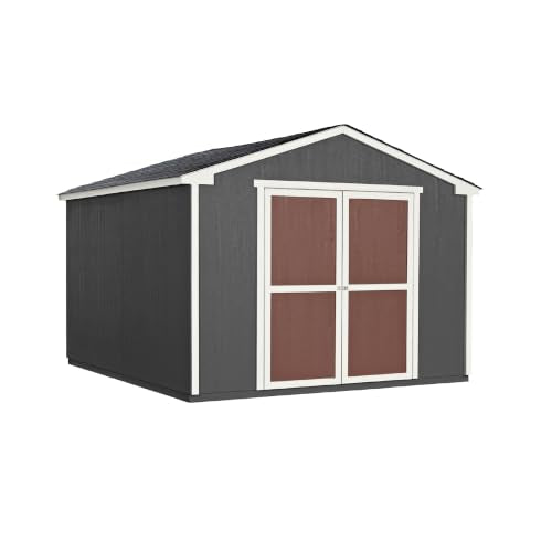 ShedMaster Fieldstone 10X12 Do-It-Yourself Wooden Storage Shed with Floor Kit - Does not Include Paint or Roofing Shingles
