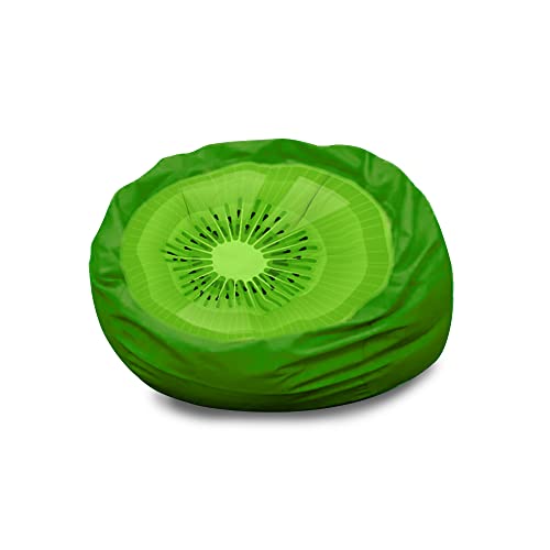 Above All Advertising Kiwi Print Stuffed Animal Storage Bean Bag Chair Multi Color