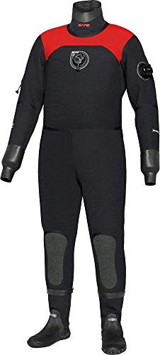 Bare D6 HD Pro Dry Mens Drysuit Red