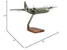 High Flying Models Lockheed C-130H Hercules Large Mahogany Sculpture Gray