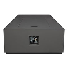 Real Flame Aegean 72in Rectangle Propane or Natural Gas Fire Pit Table, 65,000 BTU, Powder-Coated Steel, Push-Button Ignition, CSA Certified, Stainless Steel Burner with Lid (Weathered Slate)