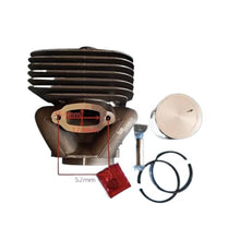 AFcBa Cylinder Piston Kit Fit for K1270 119cc Brushless Chainsaw Rail Machine Cutting Machine Firefighting Cutting Saw Replacement Parts