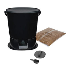 Garden Composter Bucket for Compost Bokashi Composting System for Indoor - Kitchen Compost Buckets with Tap and Airtight Lid, Practical Way to Collect All Rs