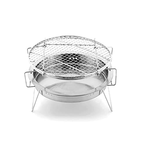 Stainless Steel Barbecue Grill Outdoor Family Picnic Tool Portable Mini Barbecue Grid Rack