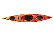 Riot Kayaks Edge 13 Touring Kayak Sunset (Orange/Yellow)