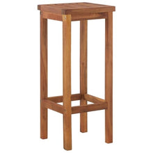 HGPOTUY 9 Piece Patio Bar Set Solid Acacia Wood