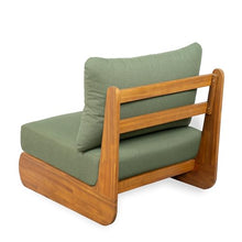 Christopher Knight Home Hopi Set of 2 Outdoor Club Chair with Water Resistant, Acacia Wood Lounge Chair Outdoor, Patio Low Profile Accent Chairs, Comfy Reading Chairs for Garden Backyard, Teak + Green