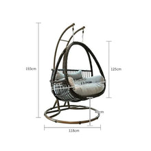 LIAN16PENG Wicker Chairs Hanging Basket Hammock Indoor Household Rocking Chair Balcony Hanging Basket Chair Leisure Outdoor Courtyard Rocking Basket Swing Hanging Chair Patio Chair