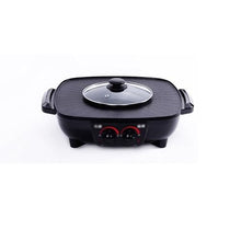 Round Barbecue Stove Household Electric Barbecue Pot Plate Smokeless Non-stick Grill