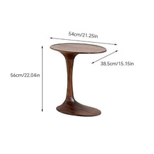 Chicken Couch End Table Wooden Side Table Sofa Corner Round Side Table Small Coffee Table Bedroom Bedside Table Corner Tables for Living Room