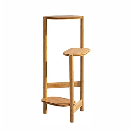 Flower Stand Plant Setting Table Flower Pot Stand Flower Pot Accessories Succulent Flower Stand Storage Rack Shelf for Indoor Balcony Living Room (Color : Yellow) (Yellow)