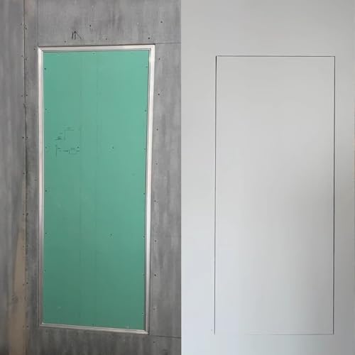 Blazea Plumbing Access Panel for Drywall, Paintable Flush-Mount Hidden Wall Access Door Sheetrock, Pop-Out Spring Loaded Inspection Service Door(36x48in)
