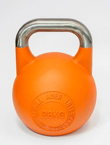 Ader Sporting Goods Pro-grade Int'l Kettlebell Set - 8-32kg (Pink, Blue, Yellow, Green, Orange, Purple, Red)
