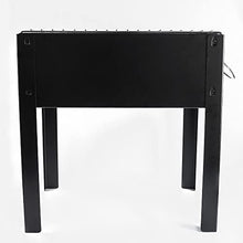OEKFVCHVZ BBQ Grill Stainless Steel Four-Legged Rectangular Barbecue Accessories for Outdoor Camp Picnic