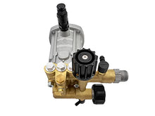 Annovi Reverberi RXV25G30D-EZ 3/4" D Version Hollow Shaft Replacement Pump 3000 PSI, 2.5 GPM, 3400 RPM Easy Start Valve Thermal Relief Valve Detergent Outlet Adjustable Unloader Triplex Plunger Pump