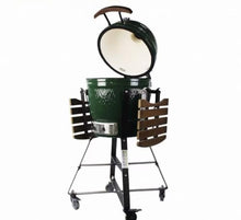 JOSOGO 18 Inch Ceramic Charcoal Grill, Outdoor BBQ Stove with Stainless Steel Rack for Home Patio Camping