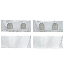 TentandTable 15' x 15' Premium Blockout Sidewall Kit for High Peak Canopy Tents White