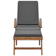 WANGKENSU Sun Loungers with Cushions 2 pcs,Outdoor Wood Lounge Chaise, Lounger for Pool,Beach Sun Tanning Chair,Outdoor Bed,Patio Deck Chair, Solid Teak Wood Red (Grey 76.8" x 23.4" (L x W))