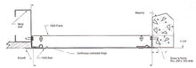 24" x 24" Universal Flush Premium Access Door with Flange - Stainless Steel - Acudor