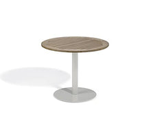 Oxford Garden Travira 36" Round Bistro Table - Tekwood Vintage