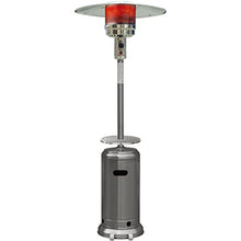 Hanover Outdoor 48,000 BTU 7-ft. Propane Umbrella Patio Heater with Wheels, Outdoor Heater up to 26.5-Sq. Ft. Heat Radius for Patio, Porch, Deck